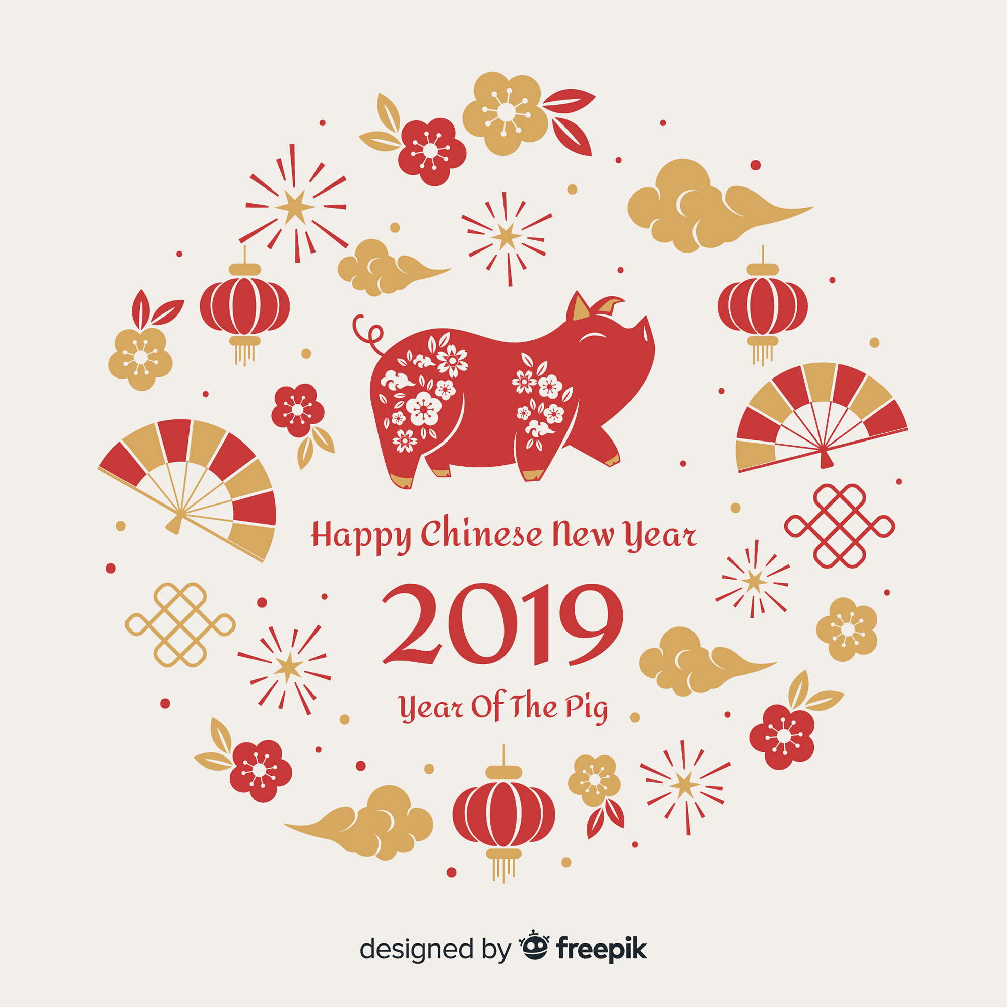 Chinese New Year 2019 Year of the Pig